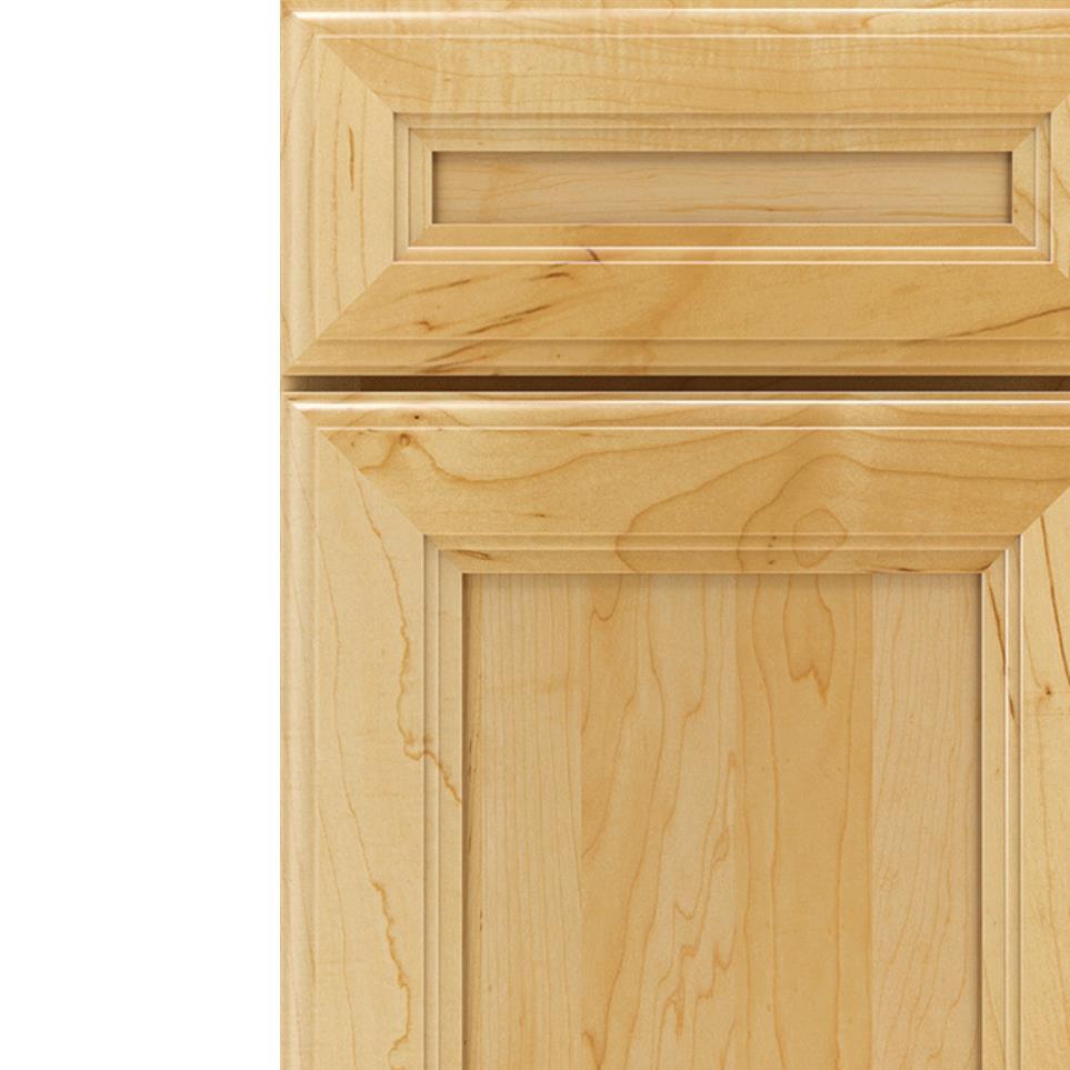 5 Piece Natural Light Finish 5 Piece Cabinets