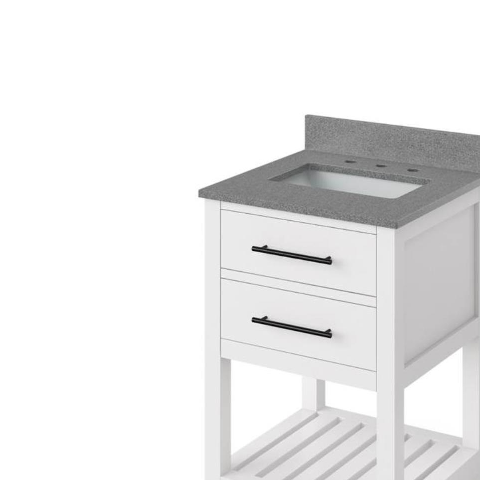 Base with Sink Top White White Vanities