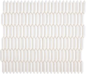 Mosaic Calming White Glossy White Tile