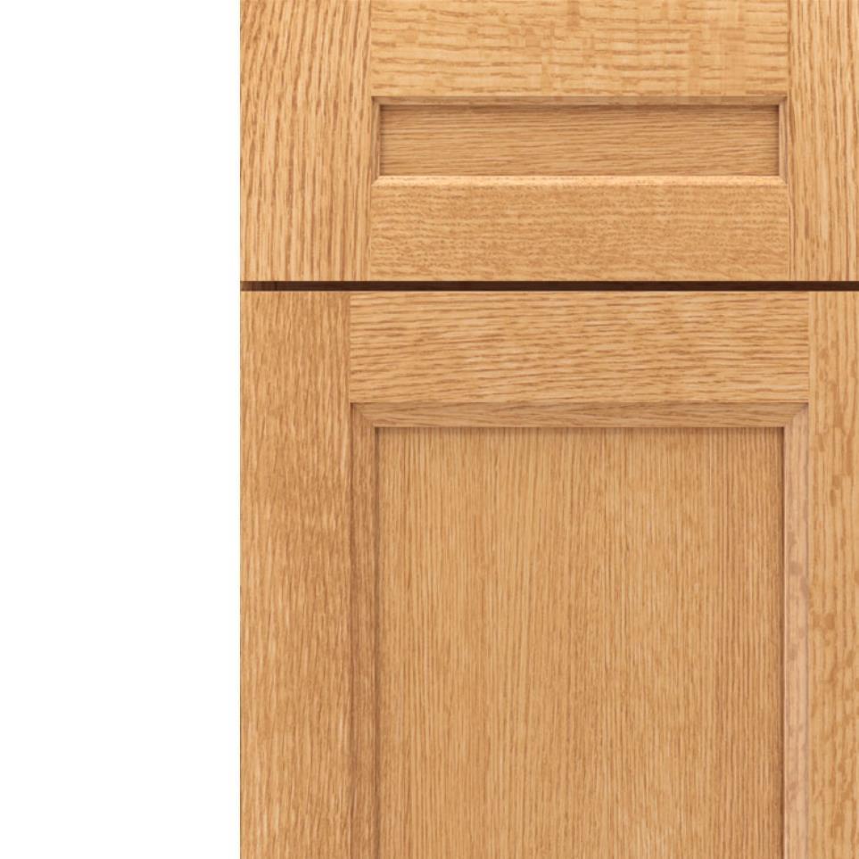 Square Natural Light Finish Square Cabinets