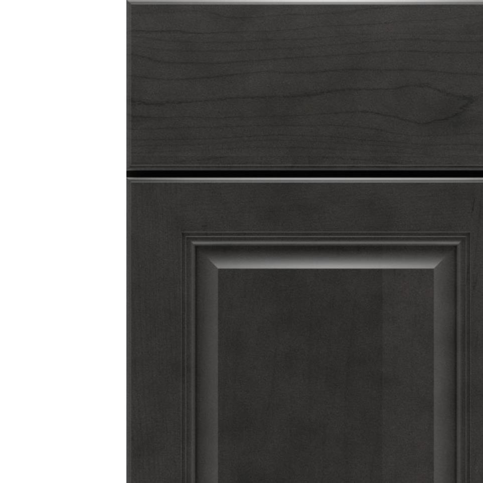 Square Storm Dark Finish Square Cabinets