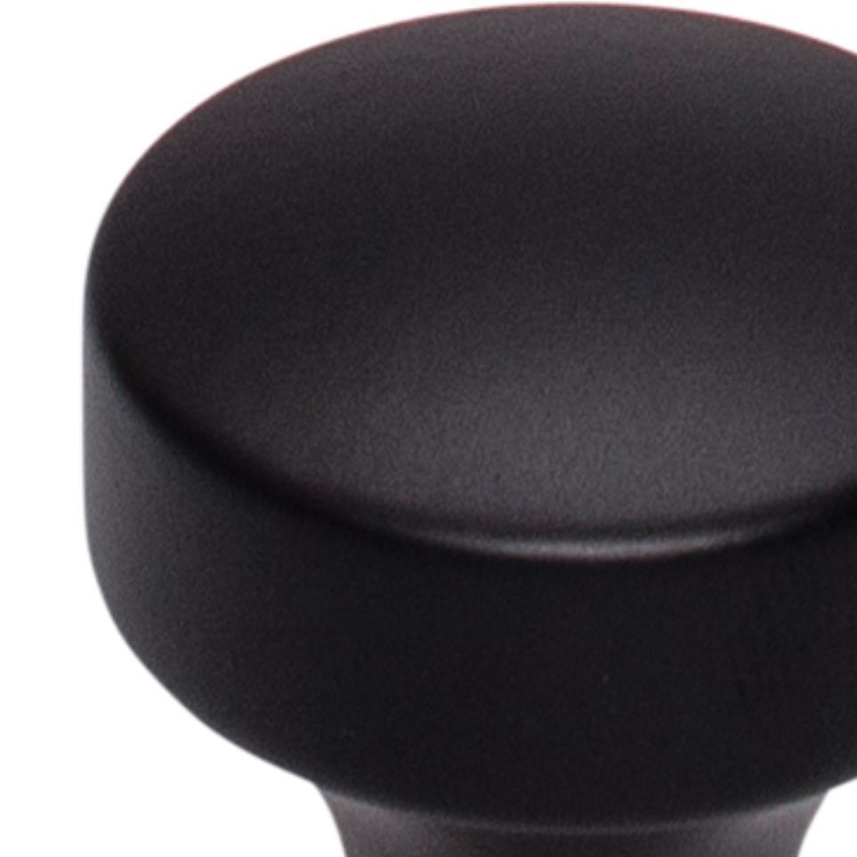 Knob Flat Black Black Knobs