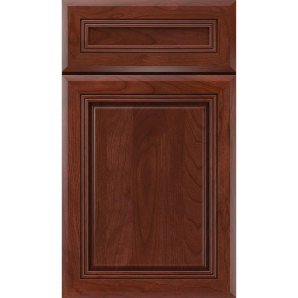 5 Piece Marsala Dark Finish 5 Piece Cabinets