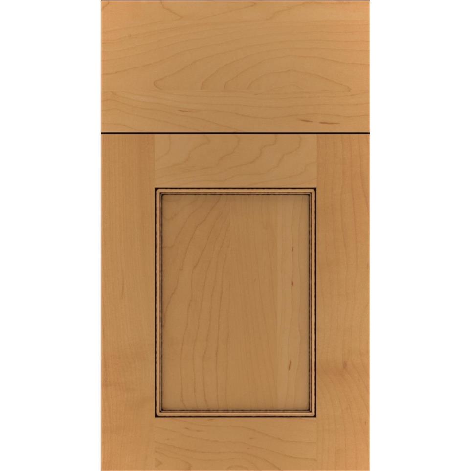 Square Ginger Mocha Glaze Glaze - Stain Square Cabinets