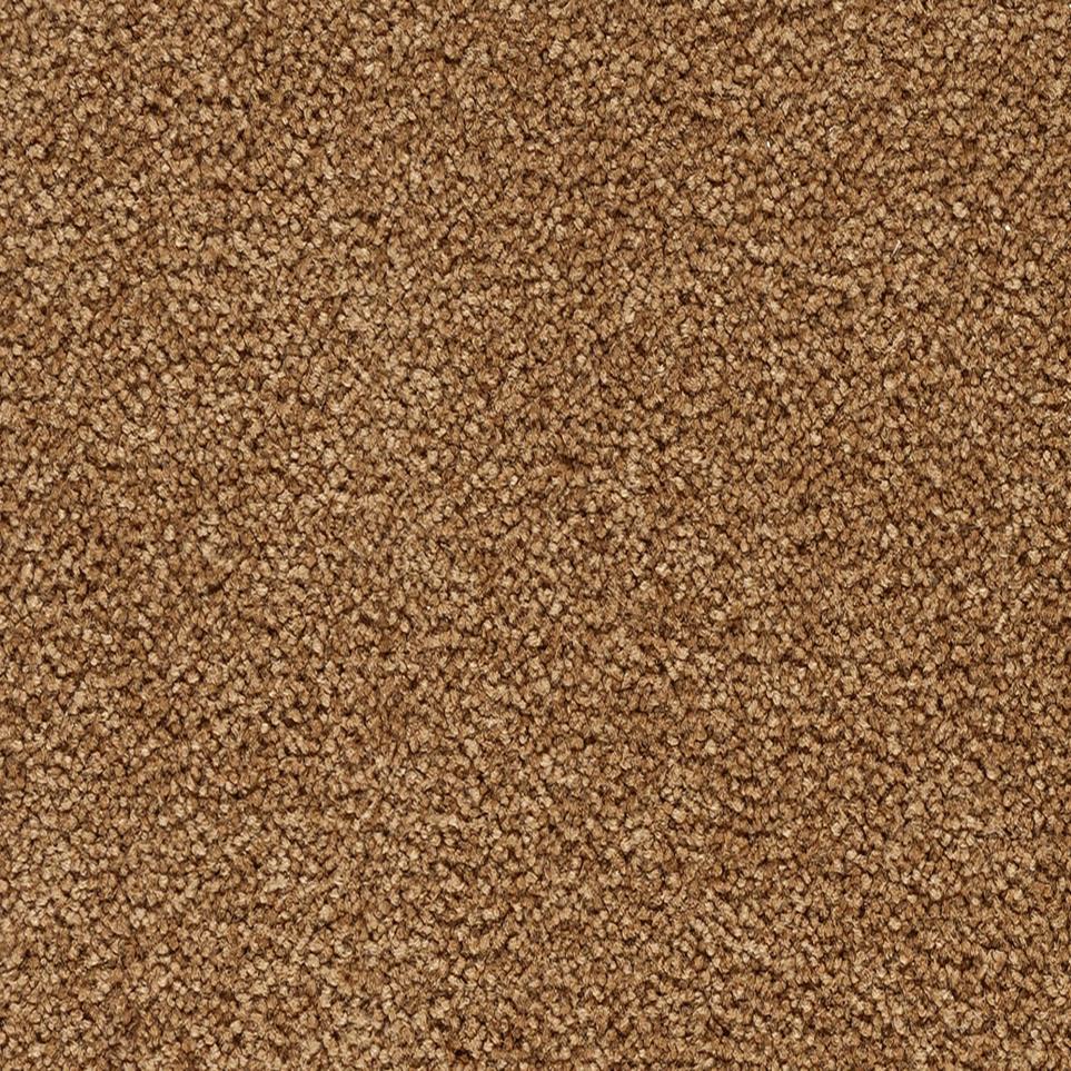 Textured Saxony Trefoils Brown Carpet