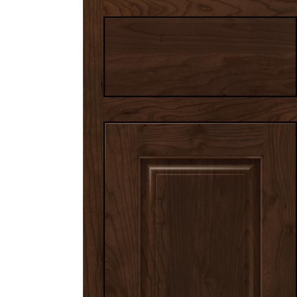 Square Bombay Dark Finish Square Cabinets