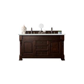 Base with Sink Top Burnished Mahogany Dark Finish Vanities