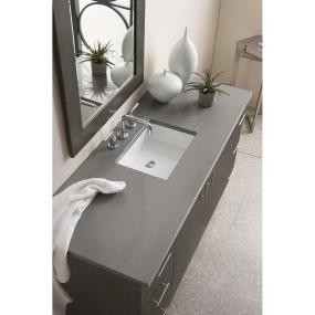 Base with Sink Top Silver Oak Medium Finish Vanities