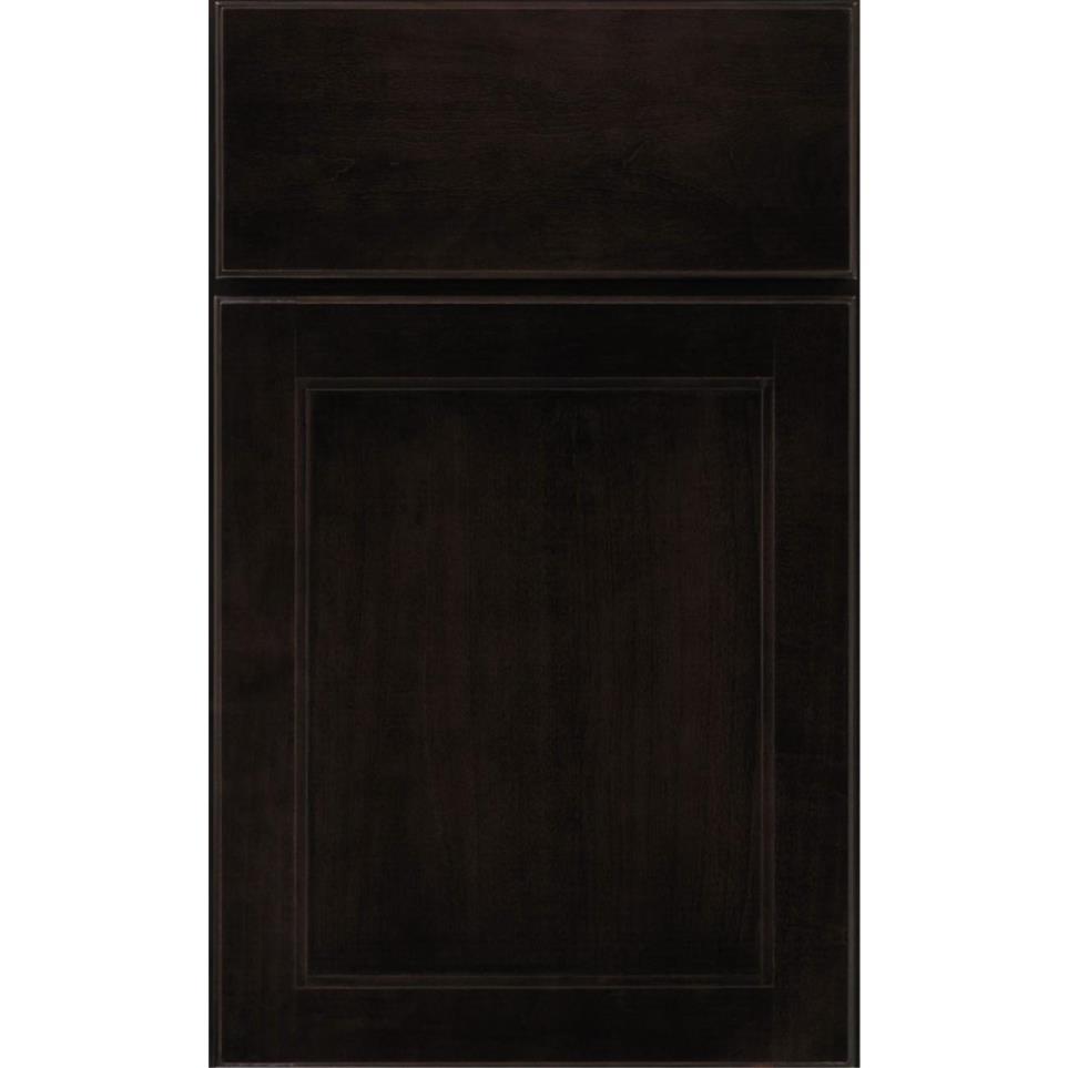 Square Chocolate Dark Finish Square Cabinets