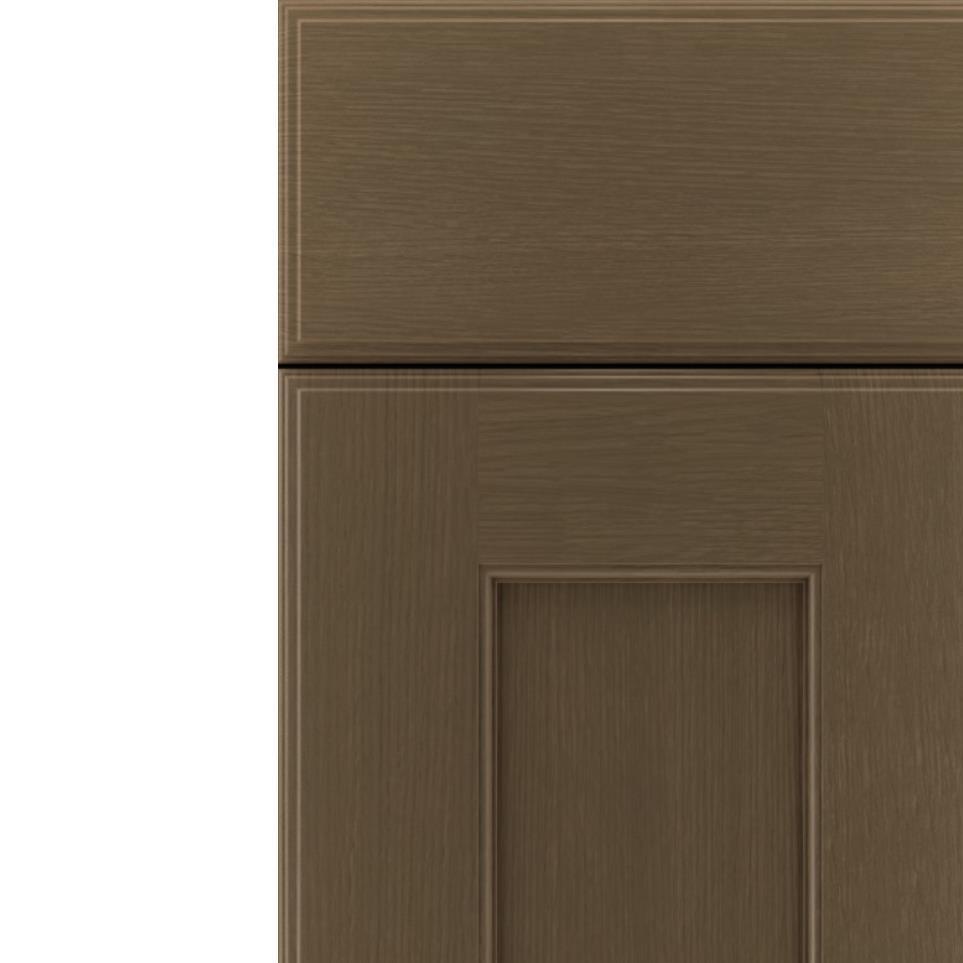 Square Cortado Medium Finish Square Cabinets