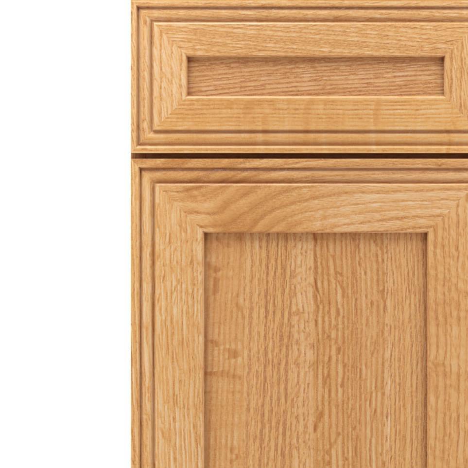 Square Natural Light Finish Square Cabinets