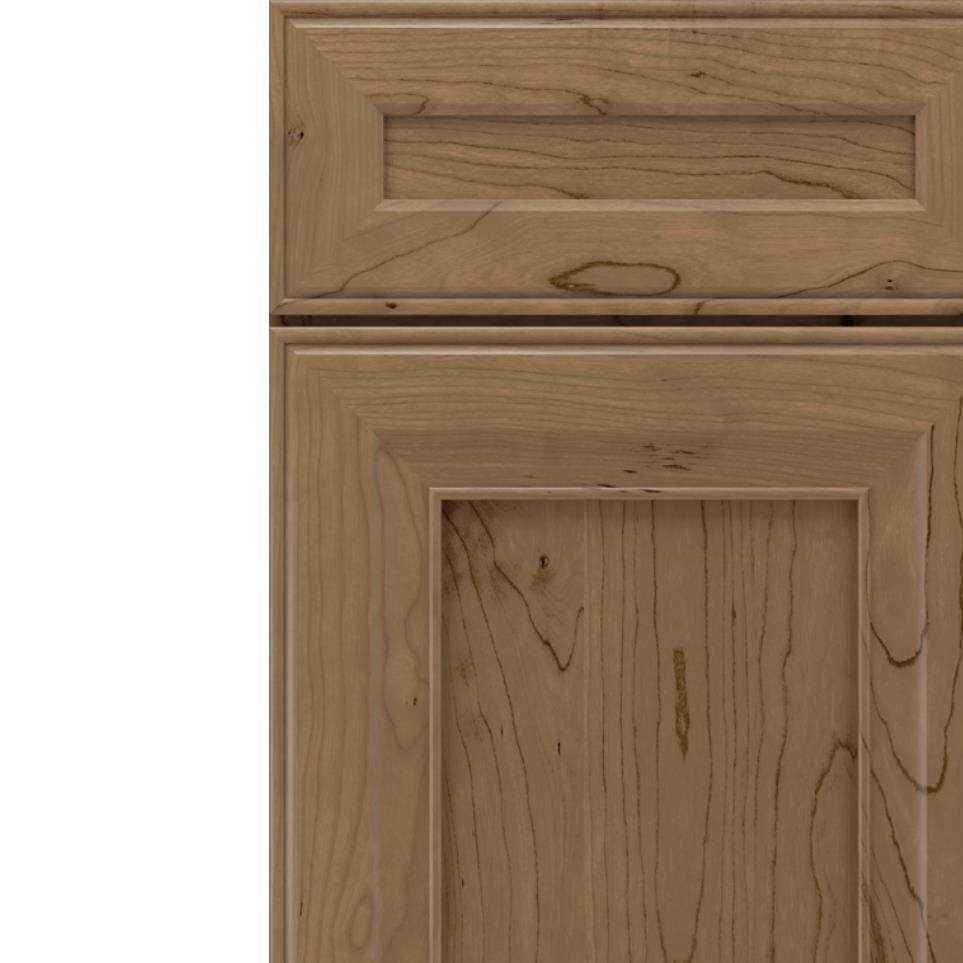 Square Gunny Medium Finish Square Cabinets