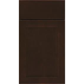 Square Chocolate Dark Finish Square Cabinets