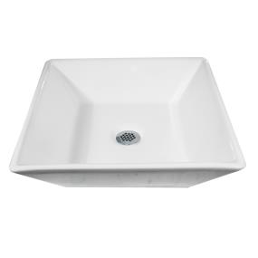 Bath White  Bathroom Sinks