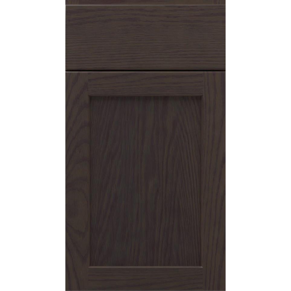 Square Derby Dark Finish Square Cabinets