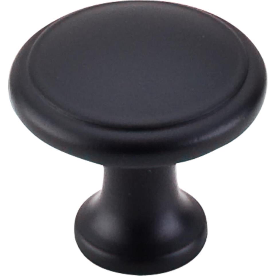 Knob Flat Black Black Knobs