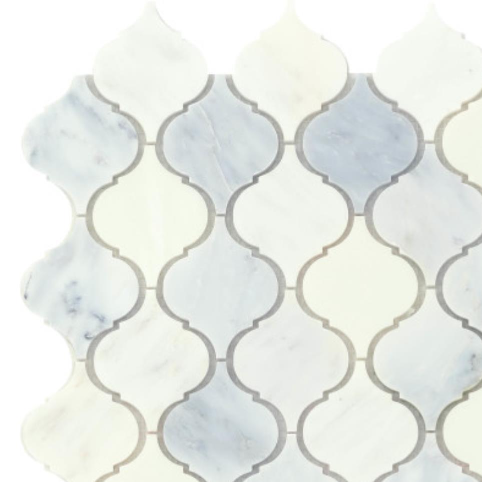 Mosaic Winter Frost White Tile