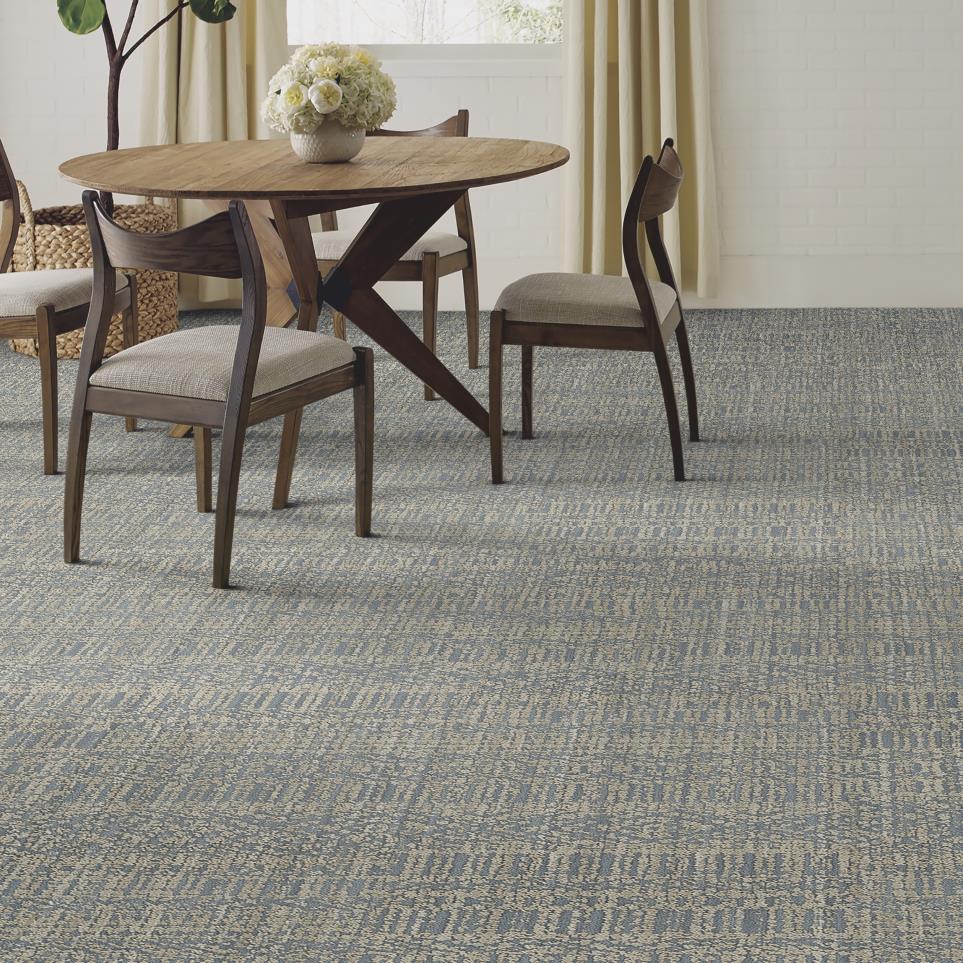 Pattern Lagoon Blue Carpet
