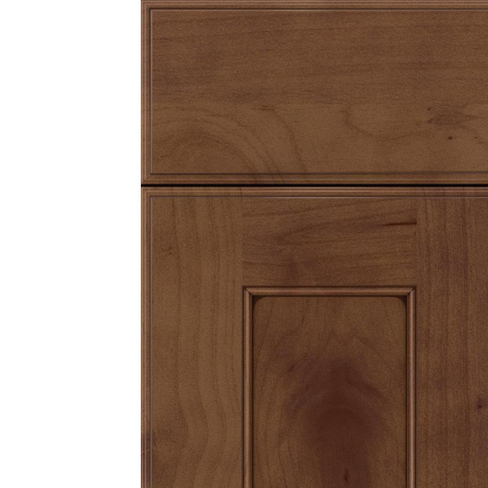 Square Sienna Mocha Glaze Glaze - Stain Square Cabinets