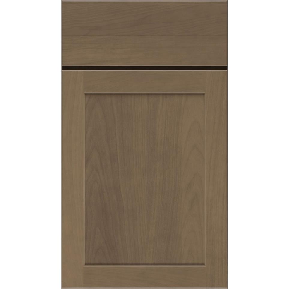 Square Burlap Medium Finish Square Cabinets