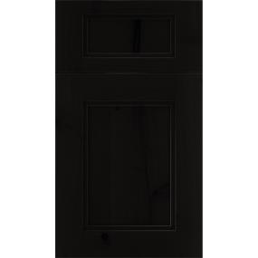 5 Piece Charcoal Dark Finish 5 Piece Cabinets