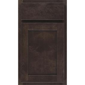 Square Flagstone Dark Finish Square Cabinets