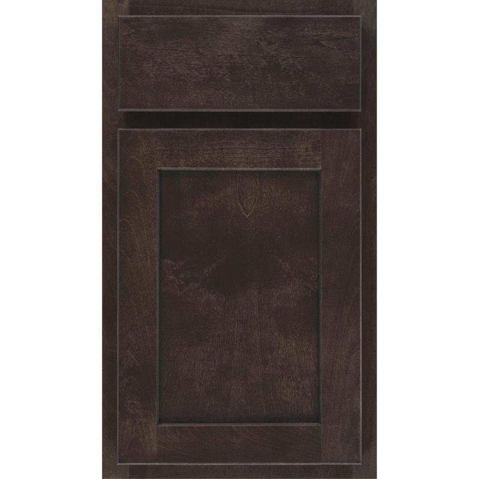 Square Flagstone Dark Finish Square Cabinets
