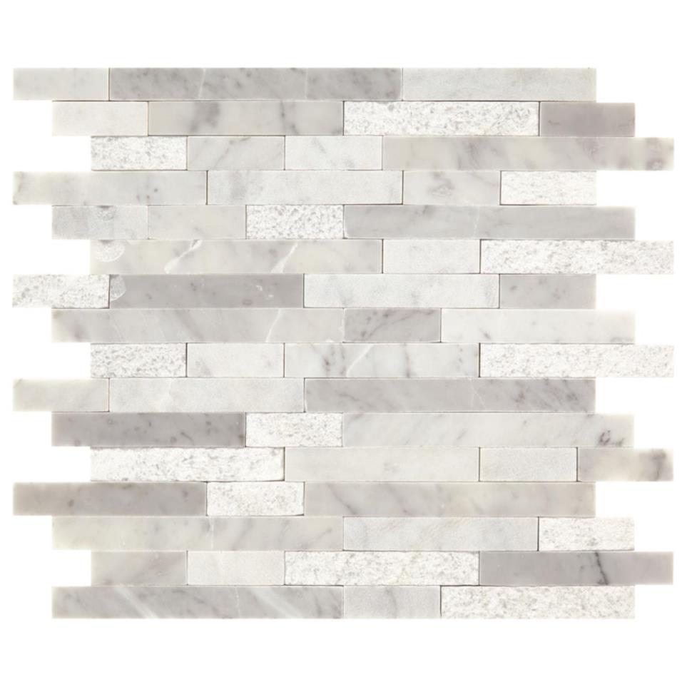 Mosaic Carrara White Mix White Tile