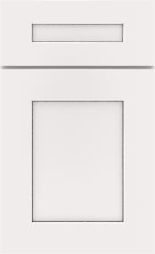 Square White With Amaretto Creme Detail Glaze - Paint Square Cabinets