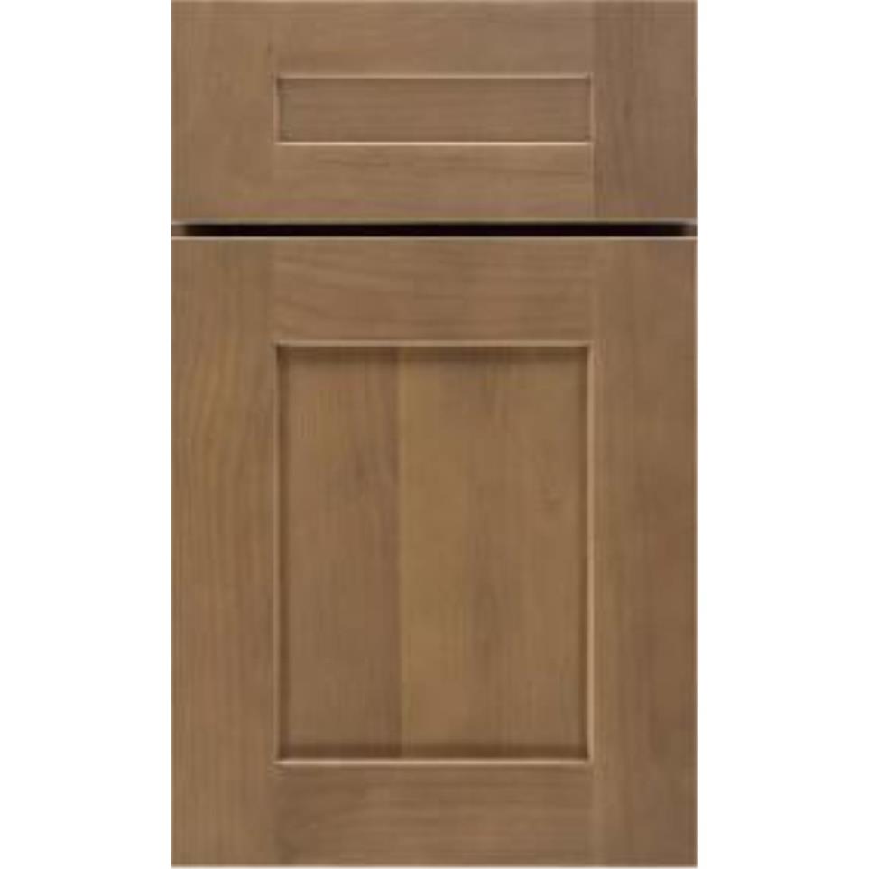 Square Buckskin Medium Finish Square Cabinets