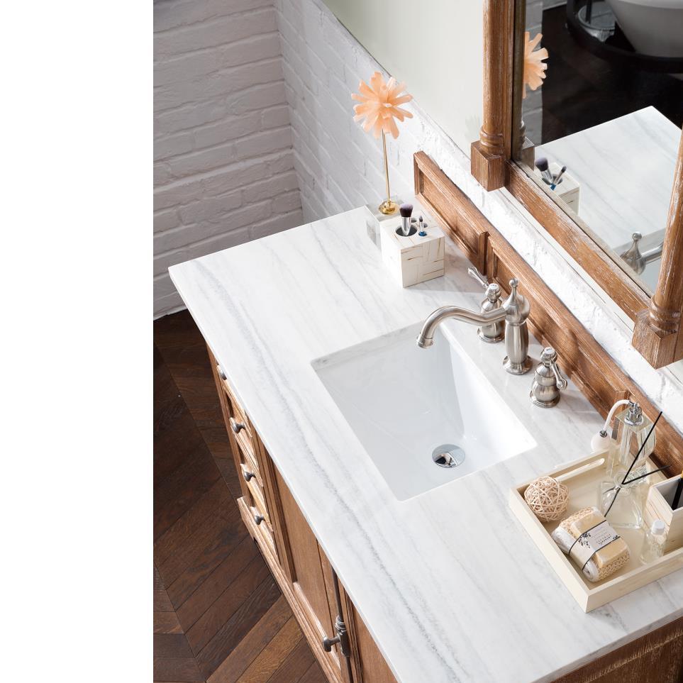 Base with Sink Top Driftwood Medium Finish Vanities