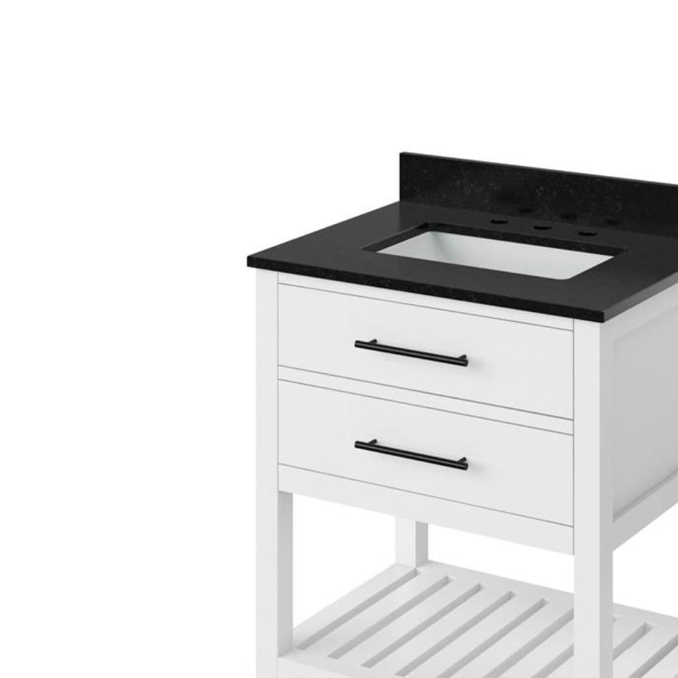 Base with Sink Top White White Vanities