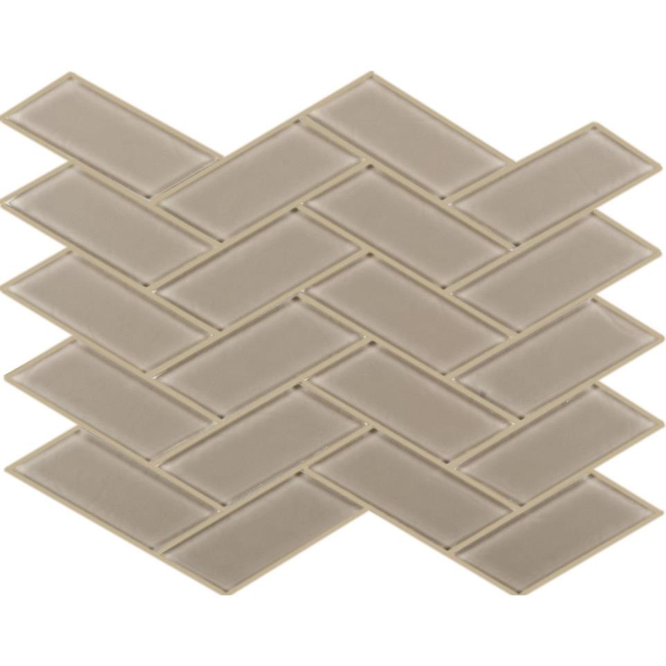 Mosaic Wild Mushroom Beige/Tan Tile