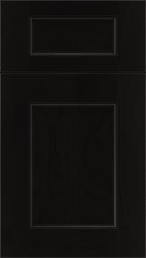 5 Piece Charcoal Dark Finish Cabinets