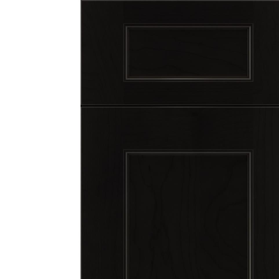 5 Piece Charcoal Dark Finish 5 Piece Cabinets