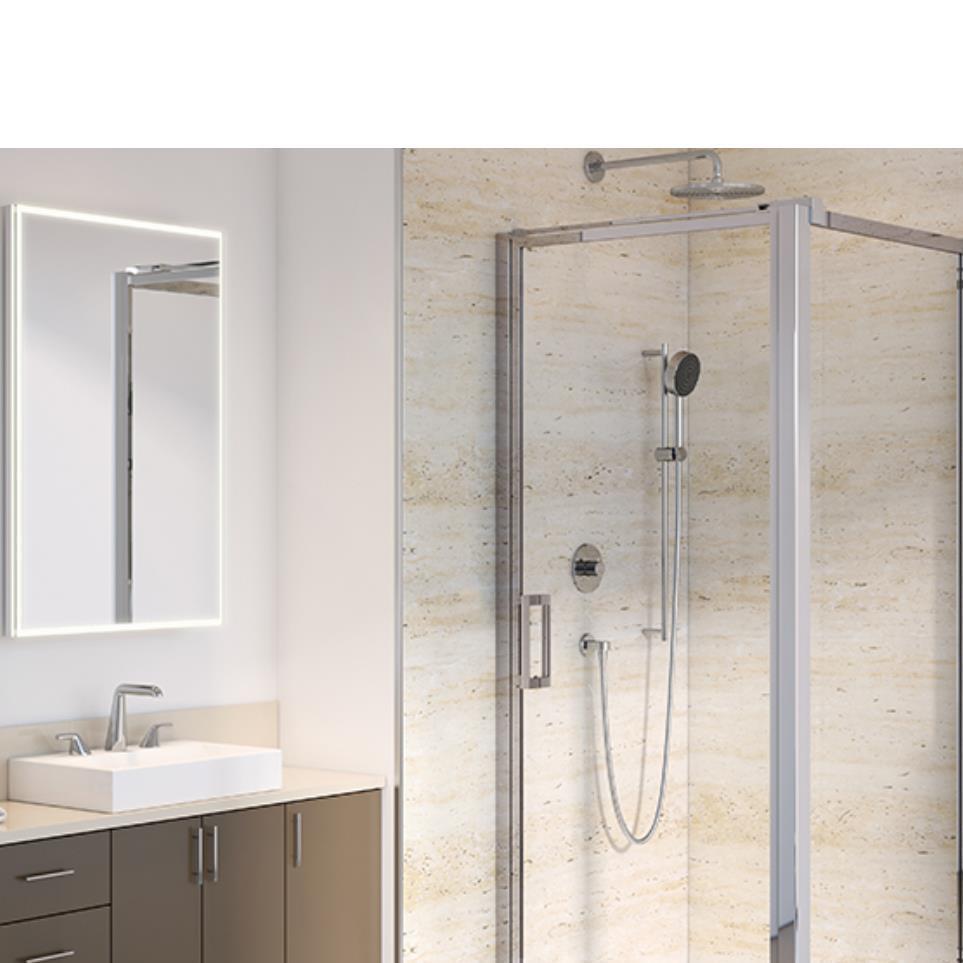 Door Brushed Nickel Nickel Showers