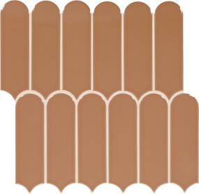 Mosaic Morganite Glossy Orange Tile