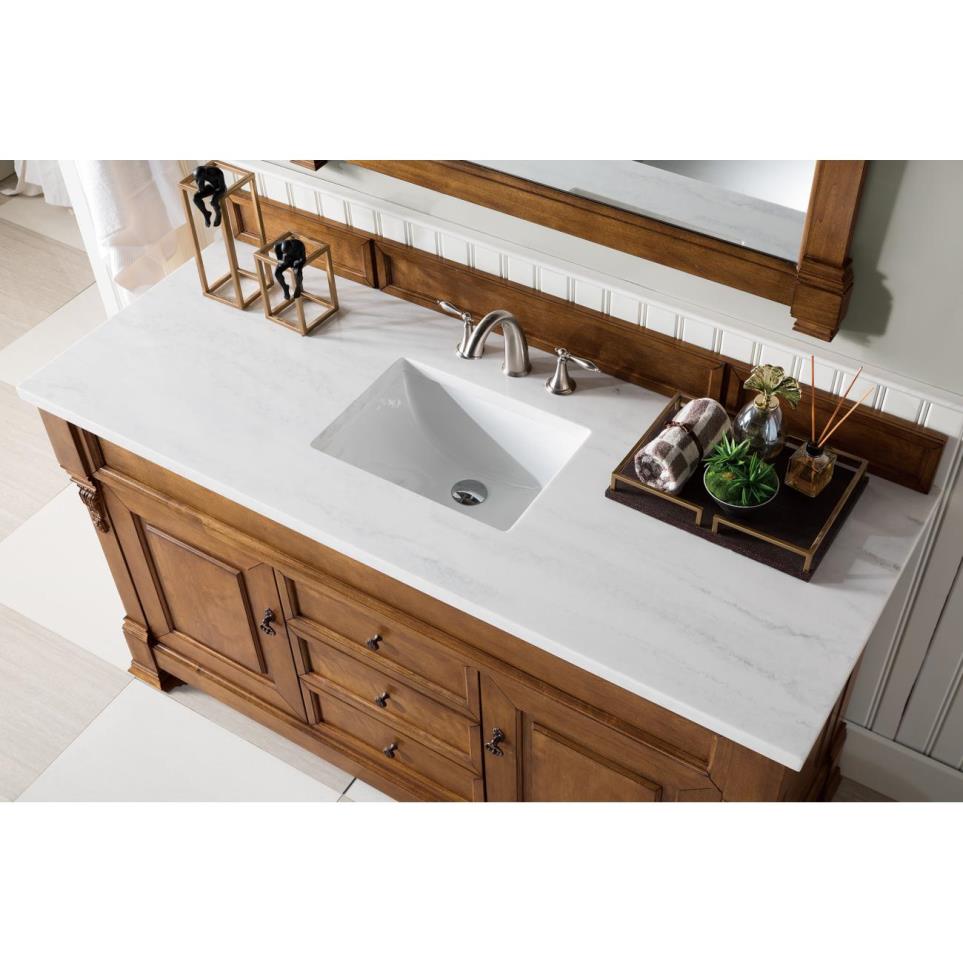 Base with Sink Top Country Oak Medium Finish Vanities