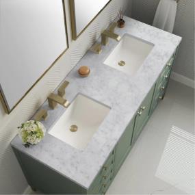 Base with Sink Top Smokey Celadon Green Vanities