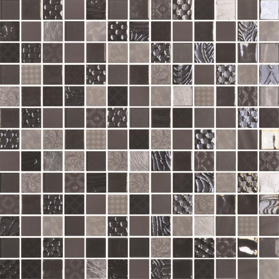 Mosaic Metro Gray Glossy Gray Tile