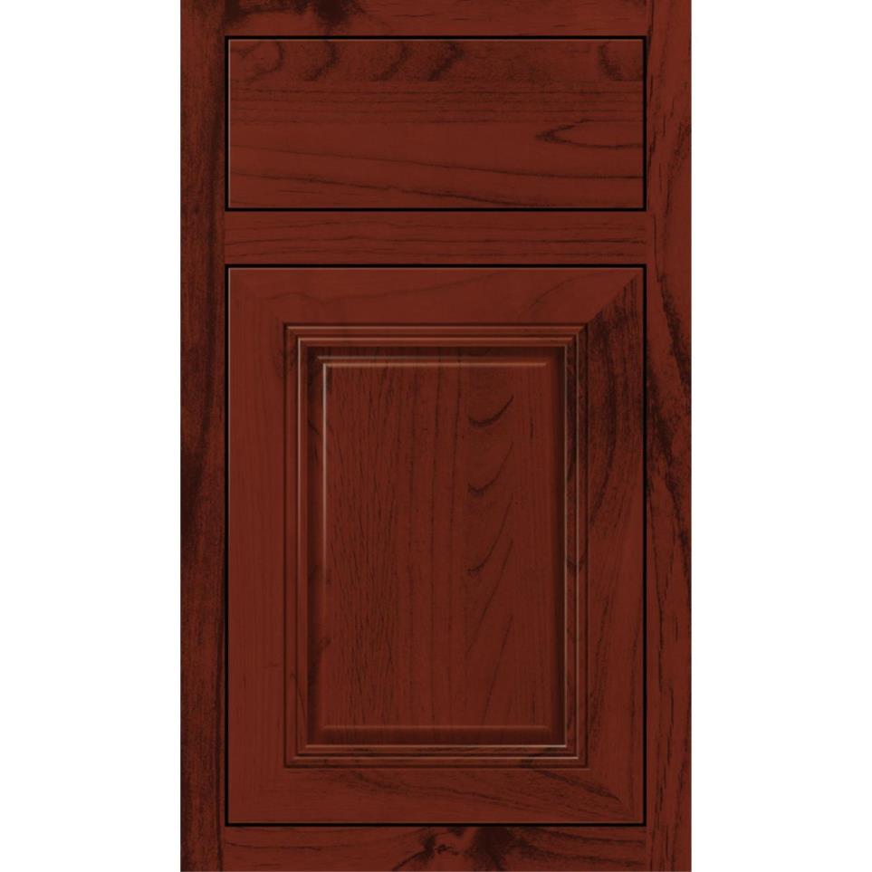 Inset Marsala Dark Finish Inset Cabinets