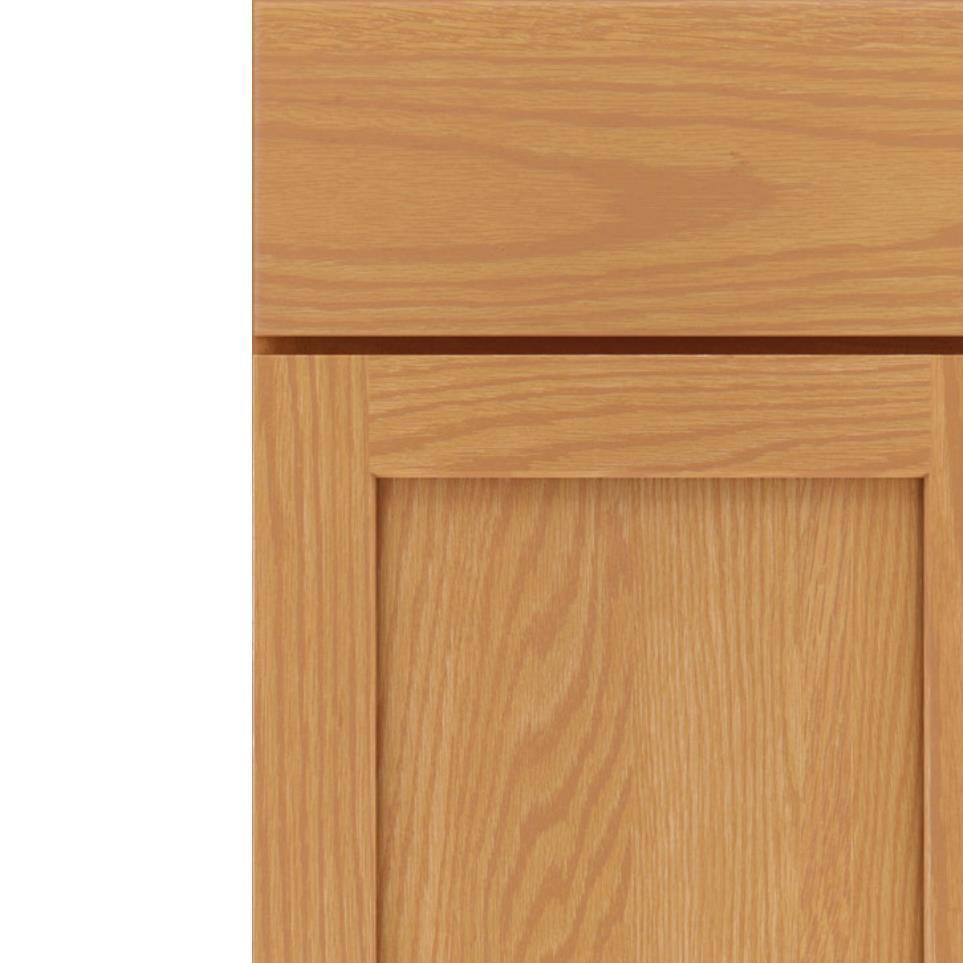 Square Natural Light Finish Square Cabinets