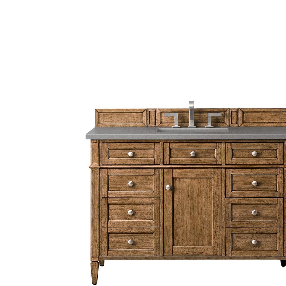 Base with Sink Top Saddle Brown Medium Finish Vanities