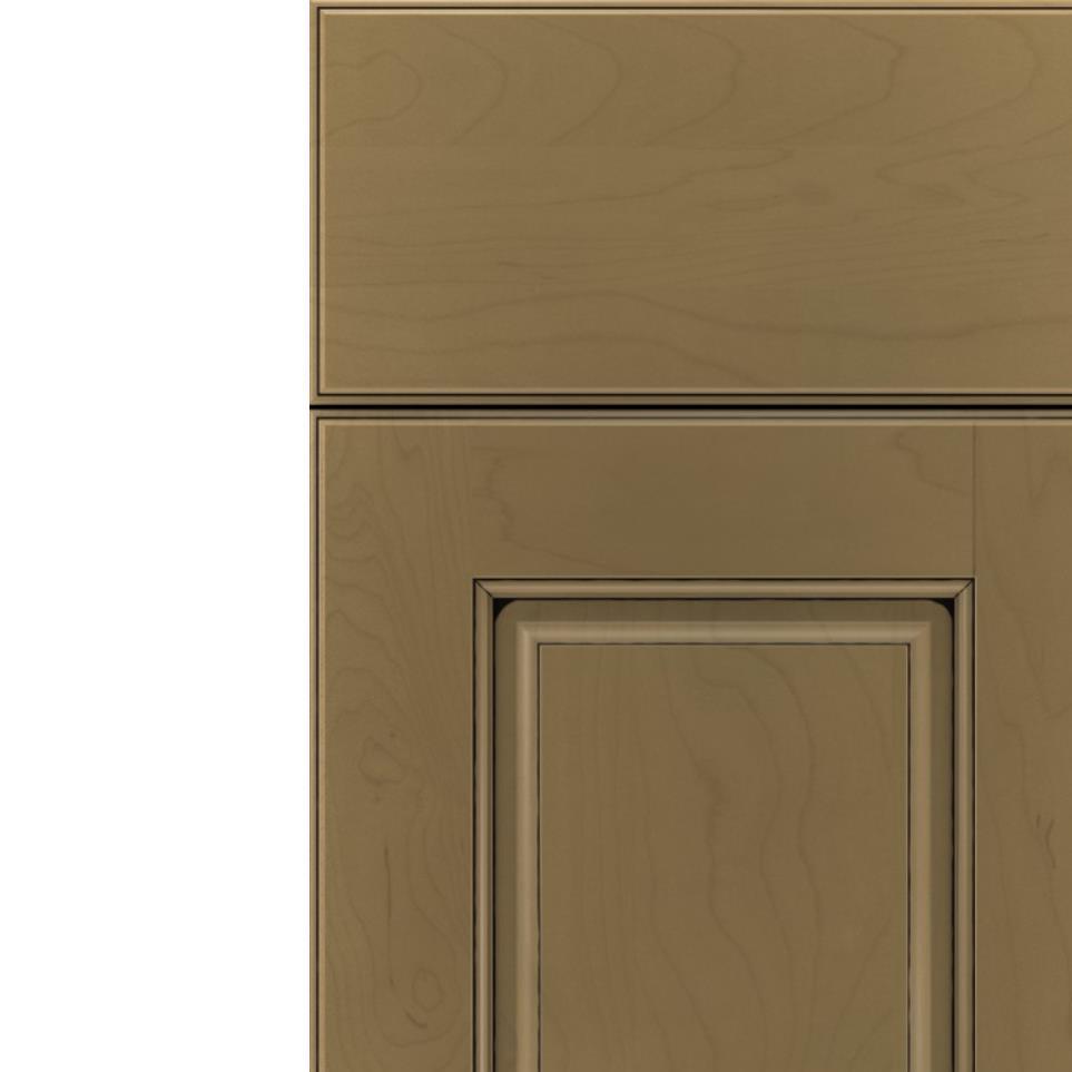 Square Frappe Black Glaze Glaze - Stain Square Cabinets