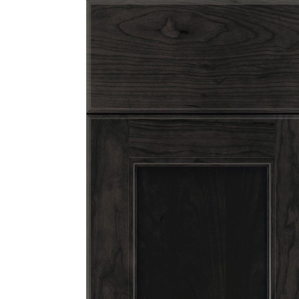 Square Charcoal Dark Finish Square Cabinets