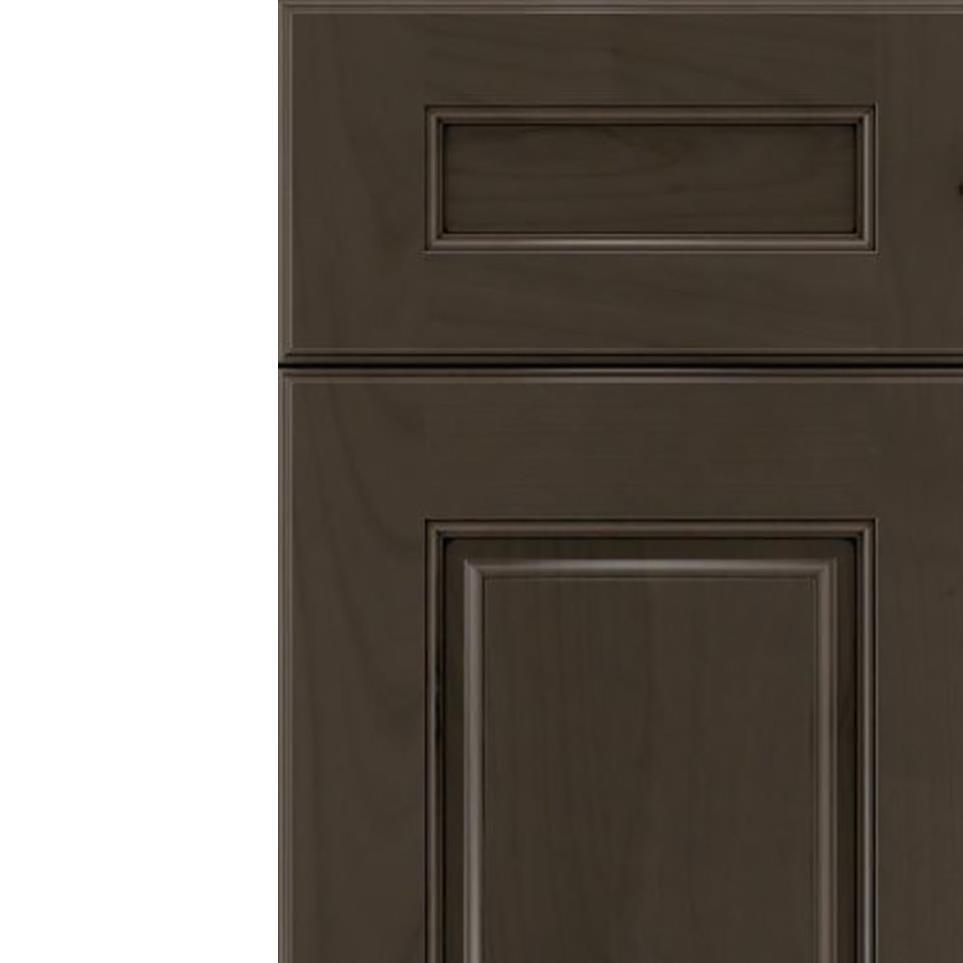 5 Piece Thunder Black Glaze Glaze - Stain 5 Piece Cabinets