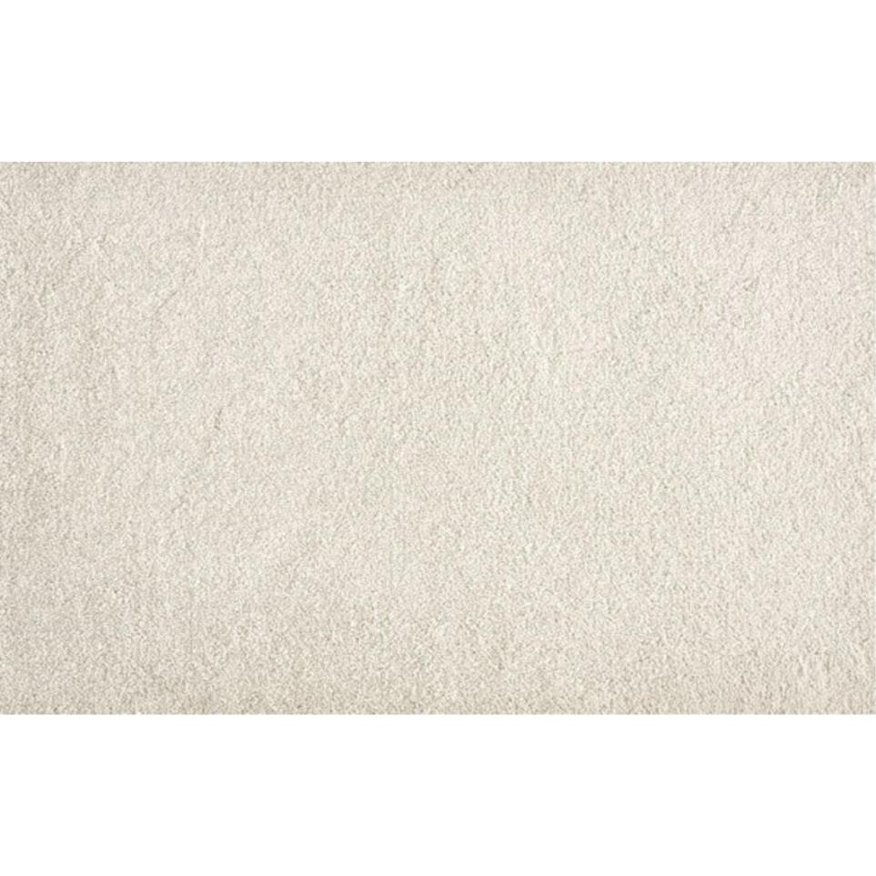 Plush Saxony Cloud White Carpet