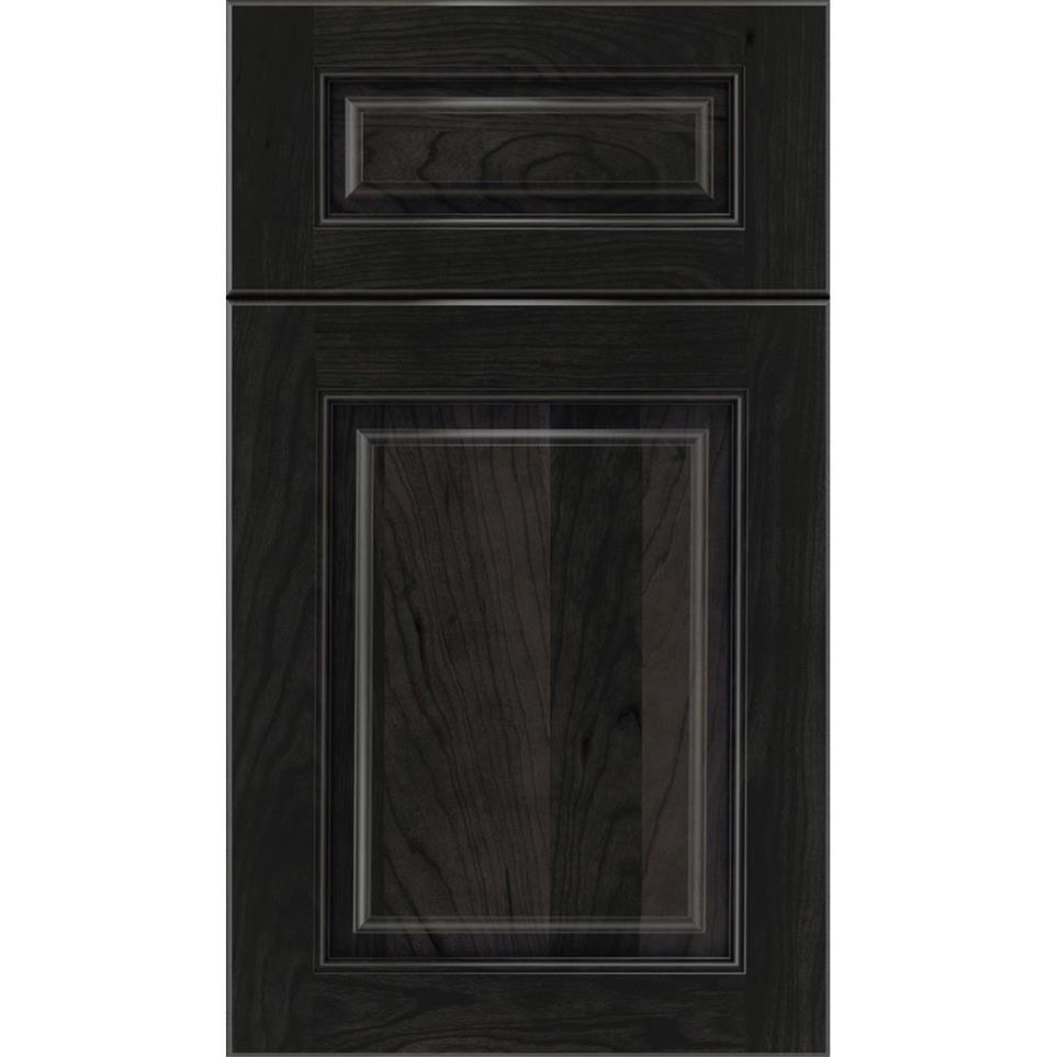 Square Charcoal Dark Finish Square Cabinets