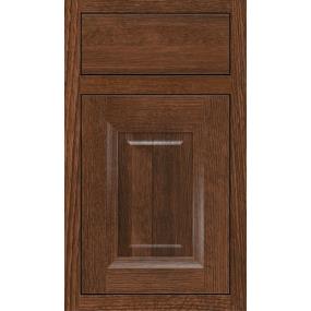 Square Sepia Dark Finish Square Cabinets