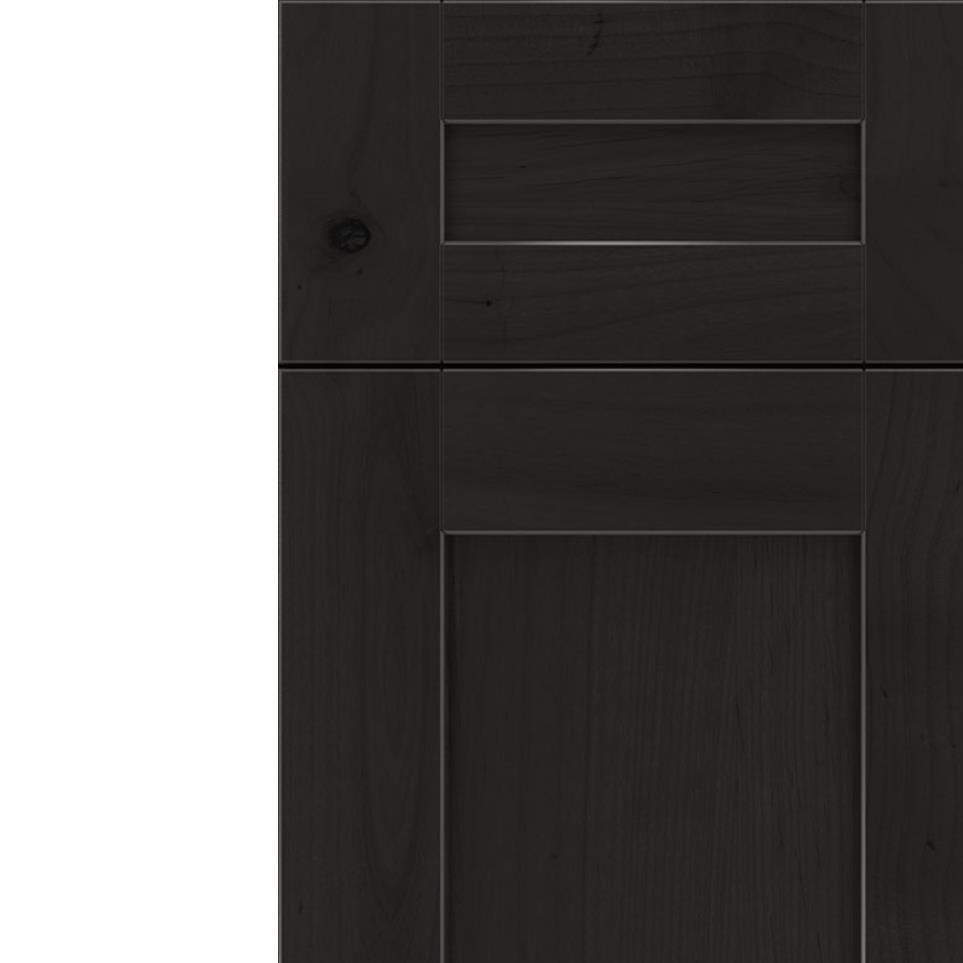 Square Charcoal Dark Finish Square Cabinets